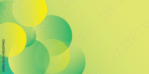 Green blue and yellow abstract background geometric modern