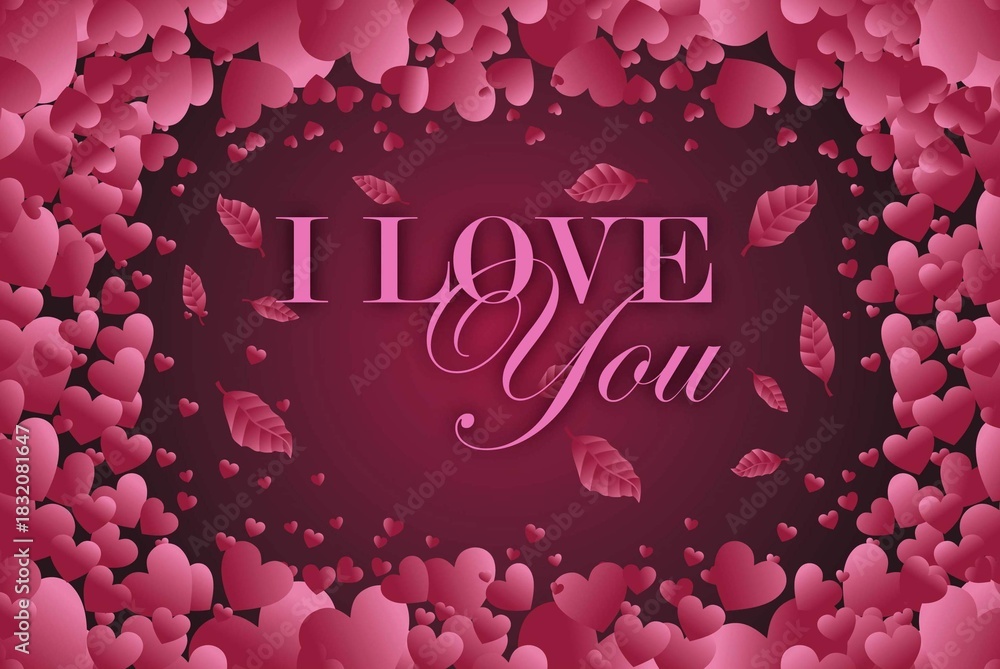 Naklejka premium happy valentines day
