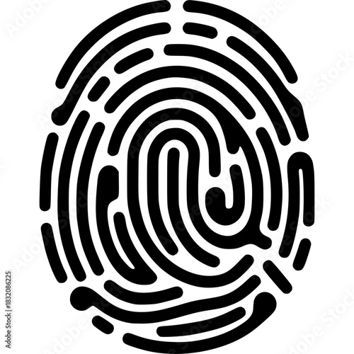 Fingerprint: Capturing a close-up image of a detailed fingerprint pattern, revealing intricate lines and swirls that embody individuality and identity.