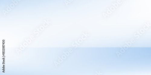 Blue art studio room. Limbo light background. Abstract 3d backdrop for product presentation. Minimal wall scene. Showcase, promotion display art