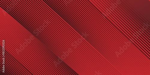 Red abstract background. Dynamic shapes composition