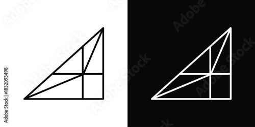 Joist icon design element. Linear style vectors