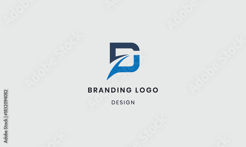D Letter Abstract Modern Logo Design