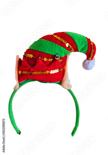 gobling hairband solated for xmas background