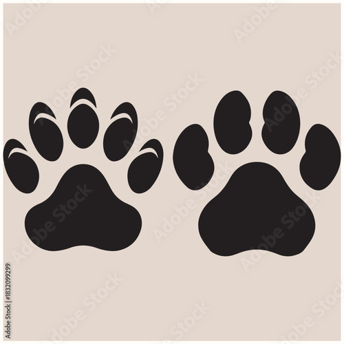 paw print vector