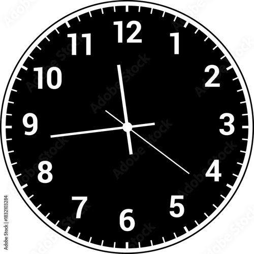 Vintage and modern clock faces with Roman numerals retro hands, modern. Mechanical clock faces, arabic numerals, bezel. Timer, stopwatch. Analog Face Blank clock dial with hours, minutes, and seconds