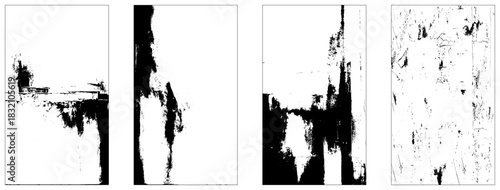 Grunge Urban Backgrounds set. Texture Vector. Dust Overlay Distress Grain ,Simply Place illustration over any Object to Create grungy Effect .abstract, dirty, texture for your design. 