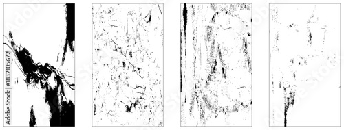 Grunge Urban Backgrounds set. Texture Vector. Dust Overlay Distress Grain ,Simply Place illustration over any Object to Create grungy Effect .abstract, dirty, texture for your design. 