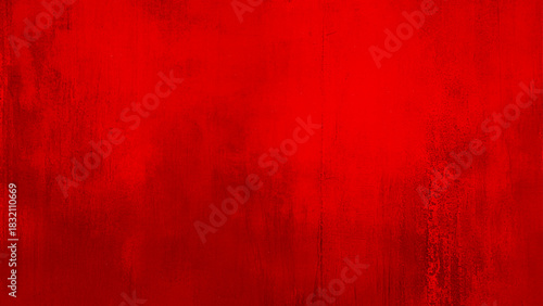 Red textured vintage background with an image of an old, dilapidated concrete wall, painted with paint cracked over time.Can be used for wallpaper, design                               