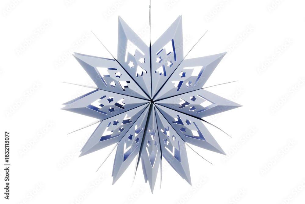 Obraz premium Christmas paper star