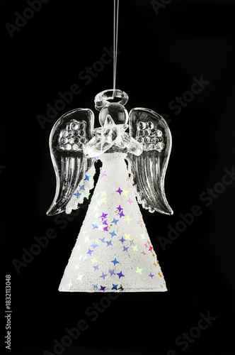 Glass angel decoration