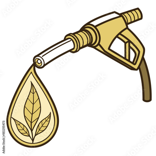 Fueling the future with a drop of green energy from a gasoline pump nozzle