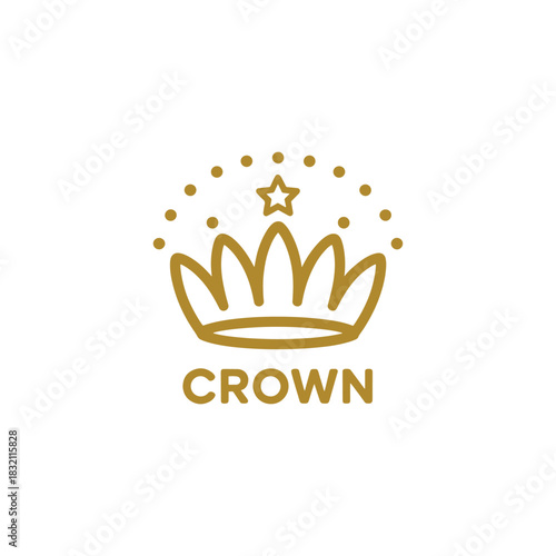Elegant crown royal luxury brand logo