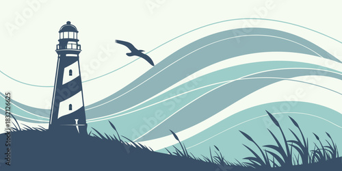 Panoramic gradient waves — smooth curves, flowing layered ribbons, elegant SaaS homepage hero background.