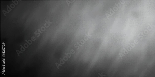 Dark brushed silver metal texture pattern with light and smoke effects on a smooth aluminum plate surface for a metallic steel backdrop design