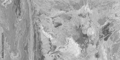 Detailed abstract texture with swirling gray and white patterns resembling weathered rock or flowing liquid with a rough, granular surface and subtle light reflections