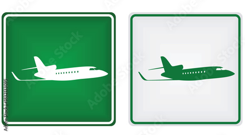 Airport isolated sign. vector illustration	