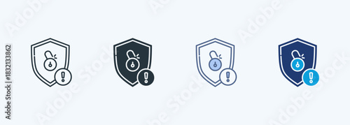 Security Breach Multiple Style Icon Collection