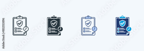 Data Retention Multiple Style Icon Collection