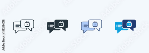 Secret Message Multiple Style Icon Collection