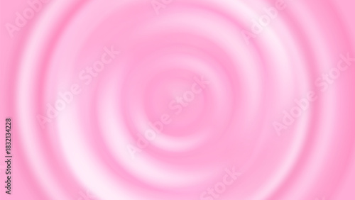 Strawberry milk swirl with pink cream ripple and yogurt splash top view. 3d creamy wave with texture for dairy cosmetic background. Yoghurt pudding vector. Abstarct beauty soap or liquid jam pattern