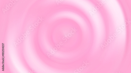 Creamy pink splash with strawberry yogurt swirl and milk ripple effect top view. 3d fruit cream wave with texture for dairy beauty background. Yoghurt mousse or cosmetic vector liquid pattern
