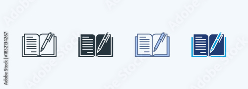Notebook Multiple Style Icon Collection