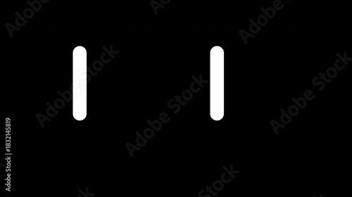 K-T upper and lower case letters handwritten motion graphic with alpha channel. White alphabet writing animated on transparent background.