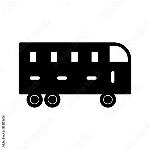 bus icon black