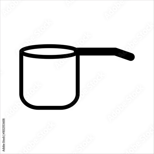 water ladle icon white