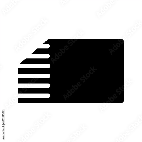 memory card icon black