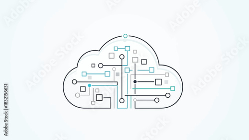 Digital cloud computing technology with integrated circuit network.