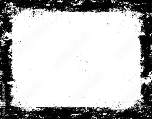 Old damaged grunge texture in black and white