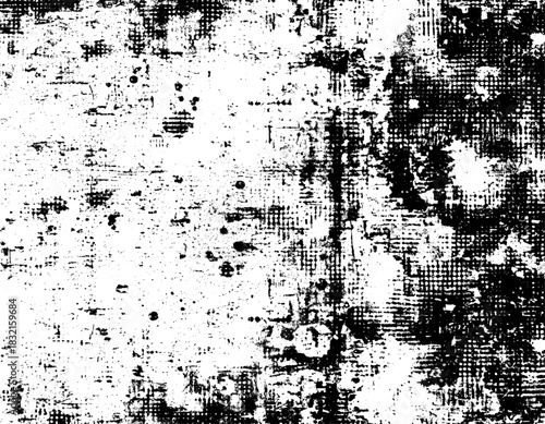 Distressed abstract texture with black splashes