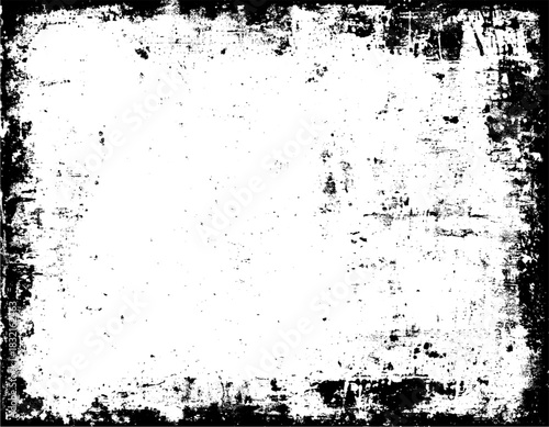 Grunge distressed black and white texture background