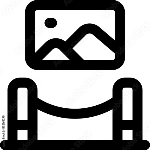 auction time line icon. Clean and minimalist vector icon for websites, mobile apps, presentations, and logos. Fully scalable and customizable for any project.