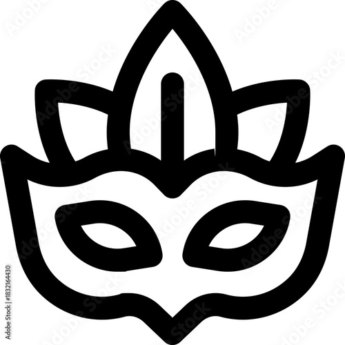 ring line icon. Clean and minimalist vector icon for websites, mobile apps, presentations, and logos. Fully scalable and customizable for any project.