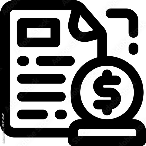 risk line icon. Clean and minimalist vector icon for websites, mobile apps, presentations, and logos. Fully scalable and customizable for any project.