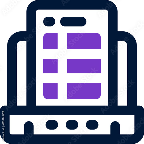 cost duotone icon. Sleek and modern vector icon for websites, mobile apps, marketing materials, and corporate design. Fully scalable and ready to use.