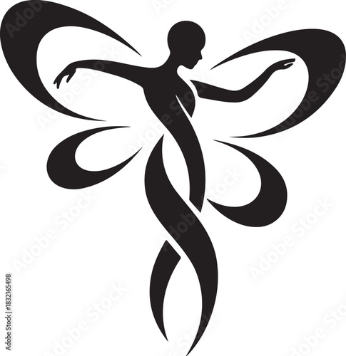 Elegant Silhouette Dancer