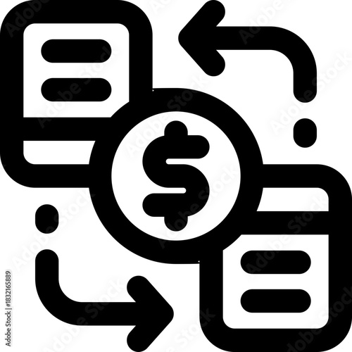 stock line icon. Clean and minimalist vector icon for websites, mobile apps, presentations, and logos. Fully scalable and customizable for any project.