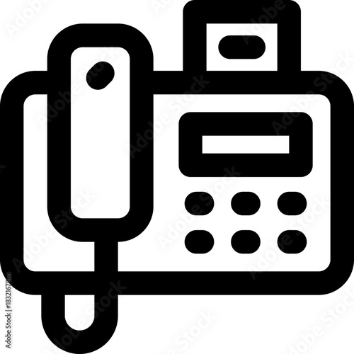 docs line icon. Clean and minimalist vector icon for websites, mobile apps, presentations, and logos. Fully scalable and customizable for any project.