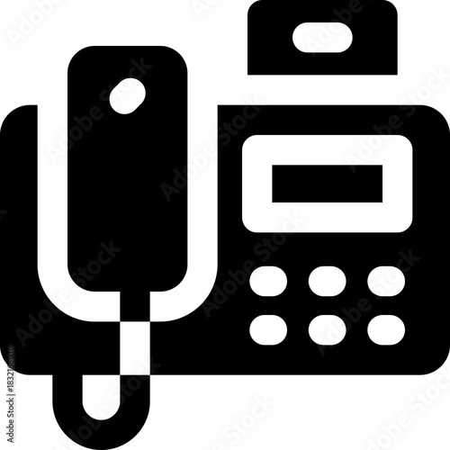 docs glyph icon. Strong and solid vector icon for websites, mobile interfaces, presentations, and visual branding. High quality and easy to edit.