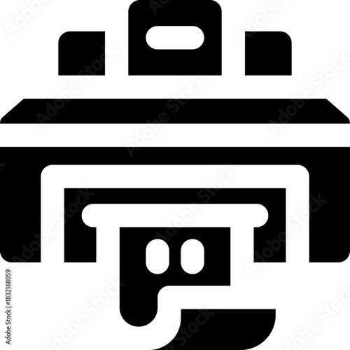 compact disk glyph icon. Strong and solid vector icon for websites, mobile interfaces, presentations, and visual branding. High quality and easy to edit.