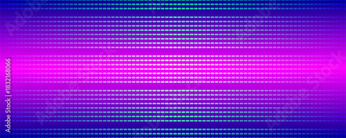 Geometric Colored Circles on Blue Background. Graphic Design Template with Soft Gradient for Posters, Slides, start pages.