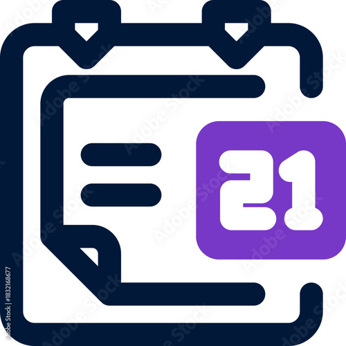 insurance agent duotone icon. Sleek and modern vector icon for websites, mobile apps, marketing materials, and corporate design. Fully scalable and ready to use.