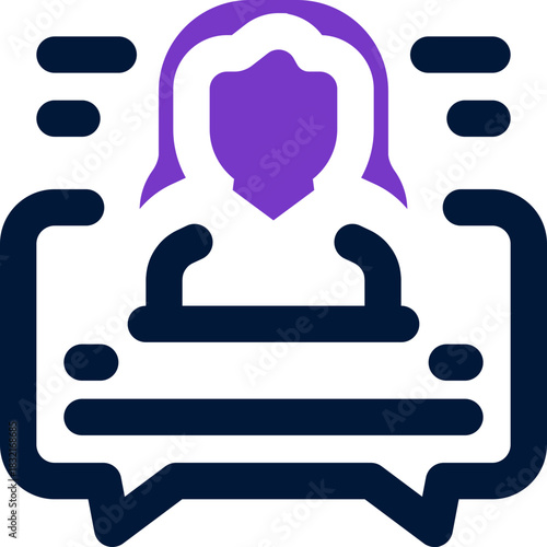 marketing report duotone icon. Sleek and modern vector icon for websites, mobile apps, marketing materials, and corporate design. Fully scalable and ready to use.