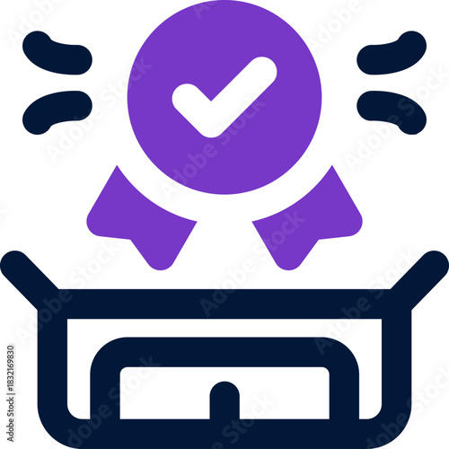 privilege duotone icon. Sleek and modern vector icon for websites, mobile apps, marketing materials, and corporate design. Fully scalable and ready to use.