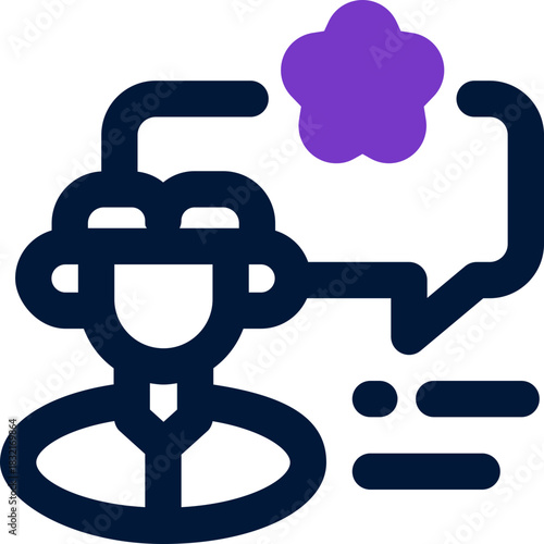 confidence duotone icon. Sleek and modern vector icon for websites, mobile apps, marketing materials, and corporate design. Fully scalable and ready to use.