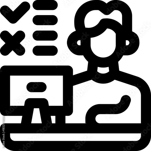 partner line icon. Clean and minimalist vector icon for websites, mobile apps, presentations, and logos. Fully scalable and customizable for any project.